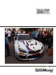 Scaleliveries: Marking / livery 1/24 scale - BMW M6 GT3 #35 - 24 Hours SPA Francorchamps 2017 - water slide decals, assembly instructions and painting instructions - for Nunu reference PN24001