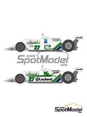 Shunko Models: Marking / livery 1/20 scale - Williams Ford FW07 Williams Grand Prix Engineering Team sponsored by TAG Saudia #27 - Alan Jones (AU), Carlos Reutemann (AR), Clay Regazzoni (CH) - Brazilian Formula 1 Grand Prix, Dutch Formula 1 Grand Prix 1979 and 1980 - water slide decals and assembly instructions - for Tamiya reference TAM20014