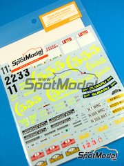 Shunko Models: Marking / livery 1/24 scale - Subaru Impreza WRX Group A 555 Subaru World Rally Team #1, 2, 3 - Colin McRae (GB) + Derek Ringer (GB), Kenneth Eriksson (SE) + Staffan Parmander (SE), Piero Liatti (IT) + Fabrizia Pons (IT) - Australian Rally, Sanremo Rally 1996 - water slide decals and placement instructions - for Hasegawa kit