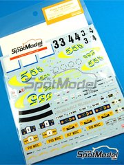 Shunko Models: Marking / livery 1/24 scale - Subaru Impreza WRC 555 Subaru World Rally Team #3, 4 - Colin McRae (GB) + Nicky Grist (GB), Kenneth Eriksson (SE) + Staffan Parmander (SE), Piero Liatti (IT) + Fabrizia Pons (IT) - Safari Rally 1997 and 1998 - water slide decals and assembly instructions - for Tamiya reference TAM24205