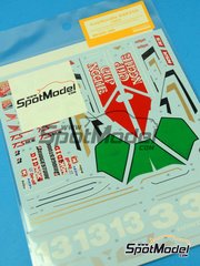 Shunko Models: Decoracin escala 1/12 - Honda NSR250 patrocinado por Cup Noodle N 3, 13 - Takuma Aoki (JP), Nobuatsu Aoki (JP) - Campeonato Japons Motociclismo 250cc 1992 - calcas de agua e instrucciones de colocacin - para las referencias de Tamiya TAM14059, TAM14061 y TAM14110