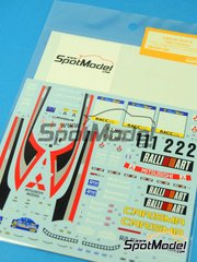 Shunko Models: Marking / livery 1/24 scale - Mitsubishi Lancer Evo V RalliArt Team #1, 2 - Tommi Mkinen (FI) + Risto Mannisenmki (FI), Richard Burns (GB) + Robert Reid (GB) - Catalunya Costa Brava Rally - Rally of Spain 1998 - water slide decals and assembly instructions - for Tamiya reference TAM24203