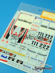 Shunko Models: Marking / livery 1/24 scale - Mitsubishi Lancer Evo V sponsored by RalliArt #1, 2 - Tommi M&auml;kinen (FI) + Risto Mannisenm&auml;ki (FI), Richard Burns (GB) + Robert Reid (GB) - Neste Rally Finland , Network Q RAC Rally of Great Britain 1998 - for Tamiya reference TAM24203 image