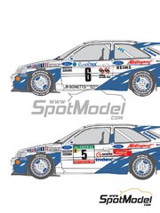 DECALS 1/24 REF 1018 ESCORT RS2000 ROUSSEAUX RALLYE MONTE CARLO 1983 WRC RALLY 