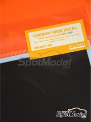 Shunko Models: Carbon fiber decal 1/24 scale - Small carbon fiber twill weave  image