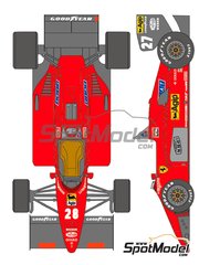 Decals FERRARI for different scales model kits  1685x 