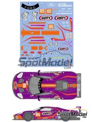 Shunko Models: Marking / livery 1/24 scale - Ford GT Keating Motorsport Team sponsored by Wynn's #85 - Ben Keating (US) + Felipe Fraga (BR) + Jeroen Bleekemolen (NL) - 24 Hours Le Mans 2019 - water slide decals, assembly instructions and painting instructions - for Revell references REV07041 and 85-4418