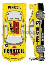 Shunko Models: Marking / livery 1/24 scale - Nissan Skyline Nismo GT-R R33 Nismo Team sponsored by Pennzoil #23 - Masami Kageyama (JP) + Erik Comas (FR) - Japanese Grand Touring Car Championship (JGTC) 1998 - water slide decals, assembly instructions and painting instructions - for Tamiya references TAM24178 and TAM24184 image
