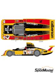 Shunko Models: Marking / livery 1/24 scale - Alpine Renault A442A Turbo sponsored by Calberson #4 - Guy Fr&eacute;quelin (FR) + Jean Ragnotti (FR) - 24 Hours Le Mans 1978 - water slide decals and assembly instructions - for Tamiya reference TAM24011 image