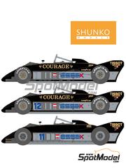 Shunko Models: Marking / livery 1/20 scale - Lotus Type 88B Lotus Team sponsored by Essex #11, 12 - Elio de Angelis (IT) + Nigel Ernest James Mansell (GB) - British Formula 1 Grand Prix 1981 - water slide decals, placement instructions and tobacco sponsor decals - for Ebbro reference EBR20010 image