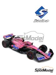 Solido: Diecast model car 1/18 scale - Alpine Renault A522 sponsored by BWT #31 - Esteban Ocon (FR) - Saudi Arabian Formula 1 Grand Prix 2022 - metal parts, plastic parts and rubber parts