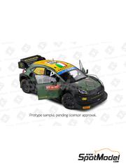 Solido: Diecast model car 1/18 scale - Ford Puma Rally1 Hybrid M-Sport Ford WRT Team sponsored by OAK International Real State #37 - Lorenzo Bertelli (IT) + Lorenzo Granai (IT) - New Zealand Rally 2022 - metal parts, plastic parts and rubber parts