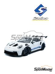 Solido: Diecast model car 1/18 scale - Porsche 911 GT3 RS White 2024 - metal parts, plastic parts and rubber parts