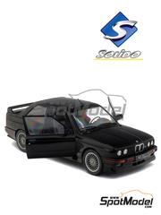 Solido: Diecast model car 1/18 scale - BMW E30 M3 Sport Evo Black 1990 - metal parts, plastic parts and rubber parts