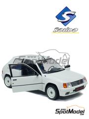 Solido: Diecast model car 1/18 scale - Peugeot 205 Rallye 1.3L MK1 1988 - metal parts, plastic parts and rubber parts