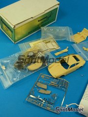 SpotModel: Car scale model kit 1/43 scale - Renaissance Models - Porsche 911 Carrera 2 sponsored by Keller #79 - 24 Hours Le Mans 1993 image