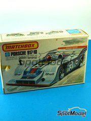 SpotModel: Car scale model kit 1/43 scale - Matchbox - Porsche 917-10 sponsored by Martini Racing #3 - Can-Am Canadian-American Challenge Cup image