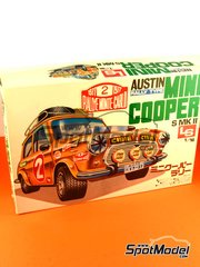SpotModel: Car scale model kit 1/16 scale - LS - Austin Mini Cooper Mk II Rally - Monte Carlo Rally - Rallye Automobile de Monte-Carlo image