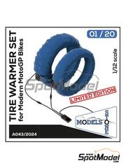 Stone Models: Detail 1/12 scale - Tire Warmer for Modern MotoGP Bikes - 3D printed parts and water slide decals