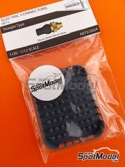 Stone Models: Detail 1/20 scale - Electric Connectors - Set C - 3D printed parts - 32 + 36 units