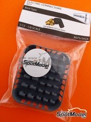 Stone Models: Detail 1/12 scale - Electric Connectors - Set F - 3D printed parts - 12 + 21 units