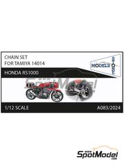 Stone Models: Chain set 1/12 scale - Honda RS1000 - 3D printed parts - for Tamiya reference TAM14014 image