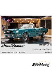 StreetBlisters: Pintura para aergrafo - Turquesa Ford Mustang Twilight Turquoise - 1 x 30ml