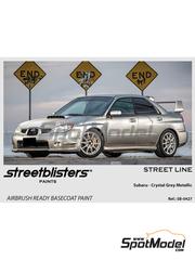 StreetBlisters: Paint for airbrush - Subaru Crystal Grey Metallic - 1 x 30ml