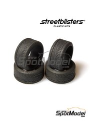 StreetBlisters: Neumticos escala 1/24 - SB-TIR 16 pulgadas - piezas de goma - 4 unidades