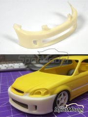 RPF1 16 Inch Wheel & Tyre Set Impressed 1:24 3D Printed Resin Scale Parts 