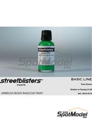 StreetBlisters: Paint for airbrush - Pure green - 1 x 30ml