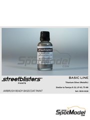 StreetBlisters: Paint for airbrush - Titanium silver - 1 x 30ml image