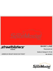 StreetBlisters: Paint for airbrush - Fluorescent red - 1 x 30ml image