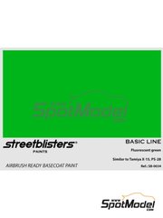 StreetBlisters: Pintura para aer�grafo - Verde Fluorescente - Fluorescent green - 1 x 30ml