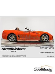 StreetBlisters: Pintura para aergrafo - Rojo Ferrari Rosso Dino 301 - 1 x 30ml