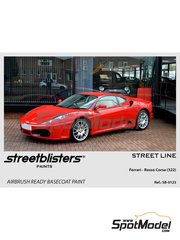 StreetBlisters: Pintura para aergrafo - Rojo Ferrari Rosso Corsa 322 - 1 x 30ml