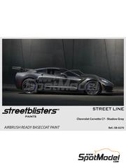 StreetBlisters: Pintura para aergrafo - Gris Chevrolet Corvette C7 Shadow Gray - 1 x 30ml