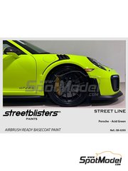 StreetBlisters: Pintura para aer�grafo - Verde Porsche Acid Green - 1 x 30ml