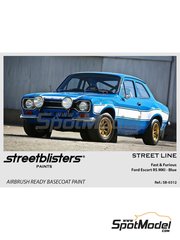 StreetBlisters: Pintura para aergrafo - Azul Ford Escort Mk I Fast & Furious - 1 x 30ml