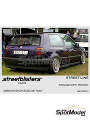 StreetBlisters: Paint for airbrush - Volkswagen Golf III Mystic Blue - 1 x 30ml image