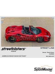 StreetBlisters: Set de pinturas para aergrafo - Rojo Ferrari Rosso Fuoco - 2 x 30ml