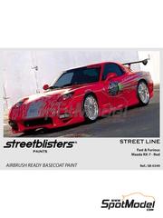 StreetBlisters: Pintura para aer�grafo - Rojo Fast & Furious Maxda RX-7 Red - 1 x 30ml