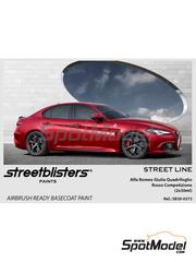 StreetBlisters: Set de pinturas para aer�grafo - Rojo Alfa Romeo Giulia Quadrifoglio Rosso Competizione - 2 x 30ml