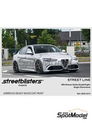 StreetBlisters: Paint for airbrush - Alfa Romeo Giulia Quadrifoglio Grigio Silverstone - 1 x 30ml
