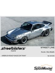 StreetBlisters: Paint for airbrush - Porsche Silver Metallic - 1 x 30ml