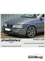 StreetBlisters: Paint for airbrush - Ford Sierra Cosworth - Mercury Grey Metallic - 1 x 30ml