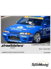 StreetBlisters: Pintura para aergrafo - Azul Nissan Calsonic Blue - 1 x 30ml