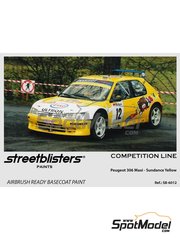 StreetBlisters: Pintura para aergrafo - Amarillo Peugeot 306 Maxi Sundance Yellow - 1 x 30ml
