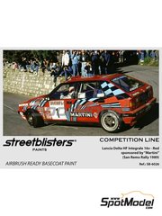 StreetBlisters: Paint for airbrush - Lancia Delta HF Integrale 16v Red - 1 x 30ml