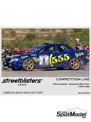 StreetBlisters: Pintura para aergrafo - Azul Subaru Impreza Montecarlo Blue 53C - 1 x 30ml